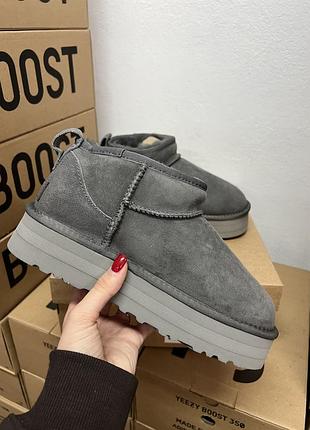 Ugg mini platform grey 2