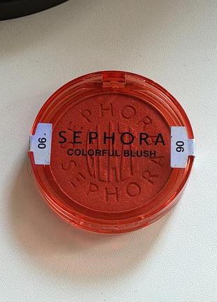 Сяючі румʼяна sephora colorful blush glaze