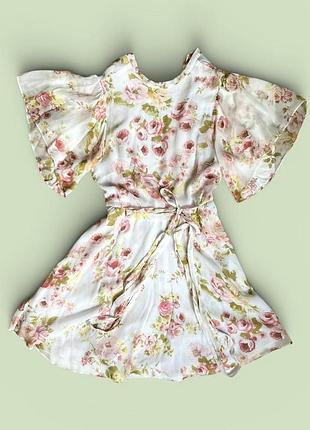 Квіткова сукня zara