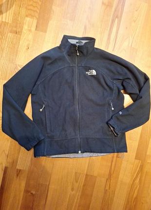 Чорна флісова куртка the north face  кофта  розмір м 2