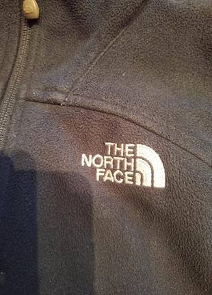 Чорна флісова куртка the north face  кофта  розмір м 4