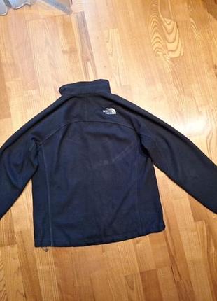 Чорна флісова куртка the north face  кофта  розмір м 7