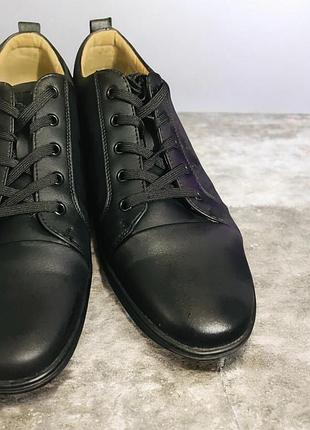 Чоловічі шкіряні туфлі-кедиguess(стиль gucci)