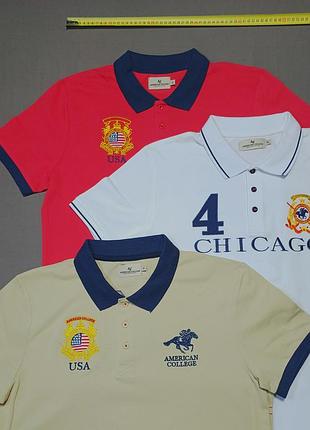 Плечи 47 см american college size xl латунный цвет поло brooklyn new york Ausa 100% cotton
гудзики