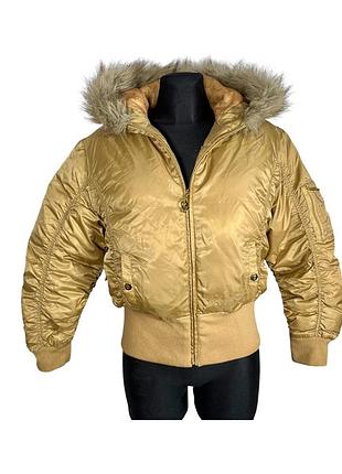 Винтажный короткий пуховик baby phat vintage 2000s y2k mcbling с натуральным пухом