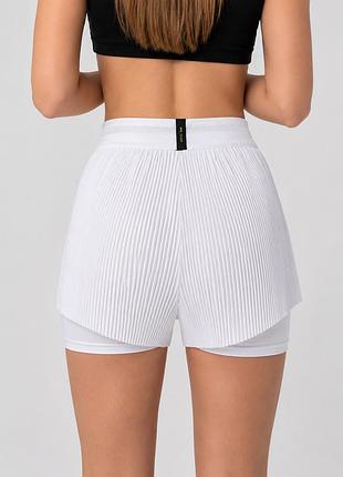 Женские спортивные шорты-юбка slazenger 2 in 1 white