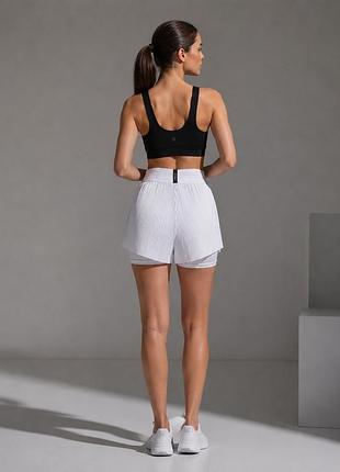 Жіночі спортивні шорти-спідниця slazenger 2 in 1 white 5