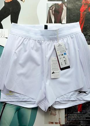 Жіночі спортивні шорти-спідниця slazenger 2 in 1 white 8