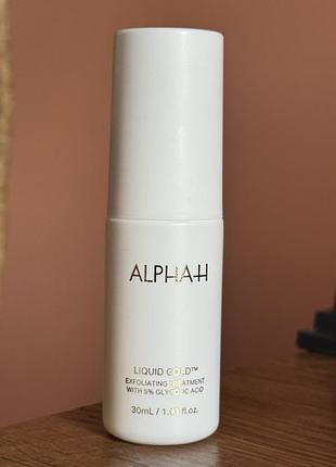 Пілінг тонік для обличчя з гліколевою кислотою alpha-h liquid gold with glycolic acid, 30 ml