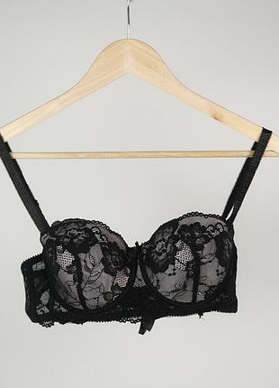 Ліф / бюстгальтер secret possessions 75b чорний мереживний
