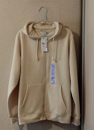 Новая кофта на замке с капюшоном от primark