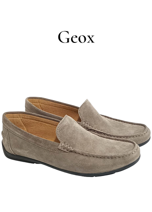 Кожаные мужские мокасины geox siron оригинал
