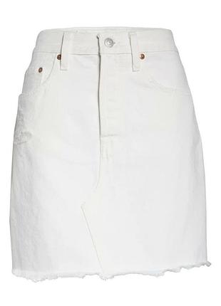 Levi’s біла джинсова спідниця 27 р.