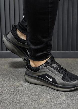 Мужские кроссовки nike air winflo 11 black grey / smb+ 🔗