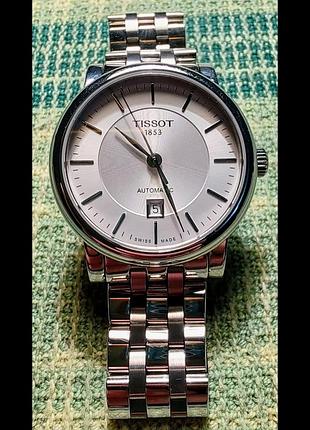 Женские часы tissot carson premium automatic lady t122.207.11.031.00,сделаны в швейцарии