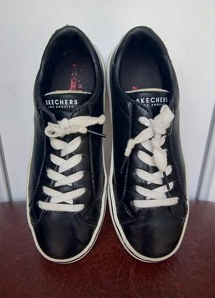Кеды кожаные женские skechers los angeles, 38(25).