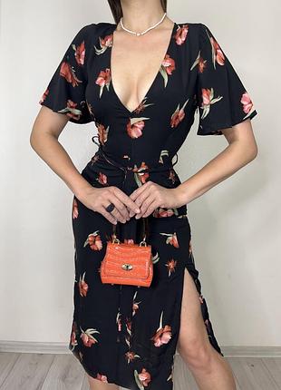 Розпродаж сукня missguided міді з розрізом