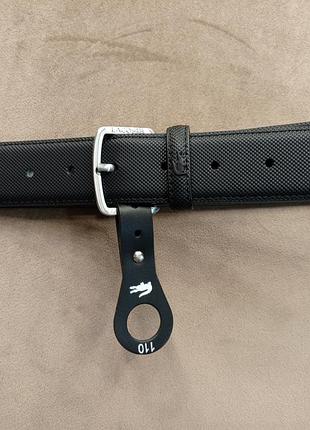 Ремень мужской lacoste пояс черный 110