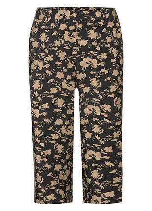 Брюки кюлоты длиной 7/8 для женщины esmara lenzing ecovero 416372_407605 52(2xl) комбинированный
