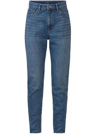 Джинси mom's з високою талією для жінки esmara lidl 405074 42(m) синій