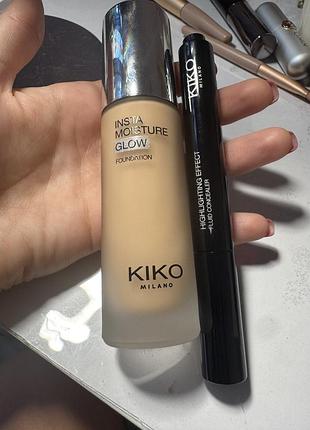 Тональний і консилер kiko
