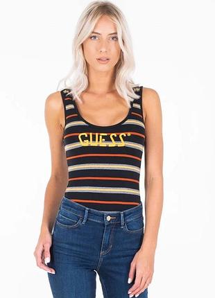 Боди в полоску guess стиль 90-х оригинал