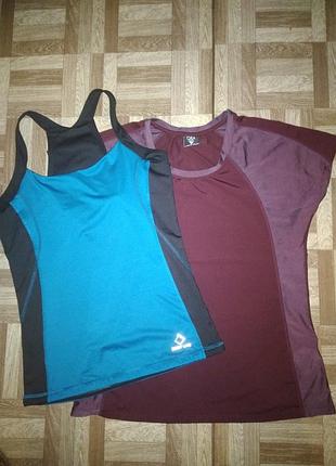Спорт. футболка+майка р.l