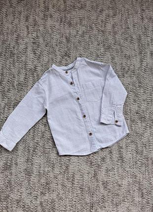 Рубашка zara як нова 98