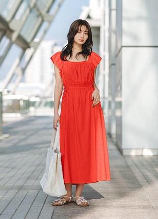 Uniqlo c сукня з натуральної тканини