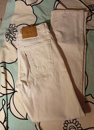 Джинсы белые levi's orange tab Ausa