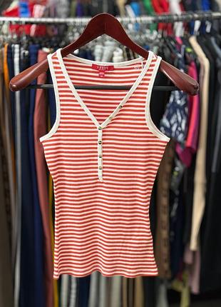 Майка жіноча guess в рубчик у смужку розмір хс