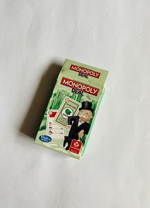Настільна гра монополія карткова міні версія