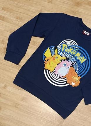 Світшот із принтом pokémon футболка з довгим рукавом, туреччина, розмір 1, 2, 3-4