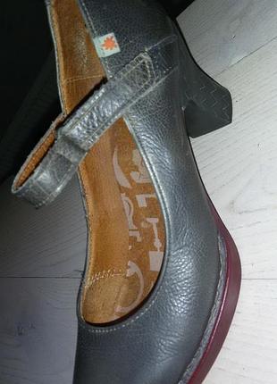 The art company (испания) кожаные серые туфли 38,5- 39 р. (25 см)