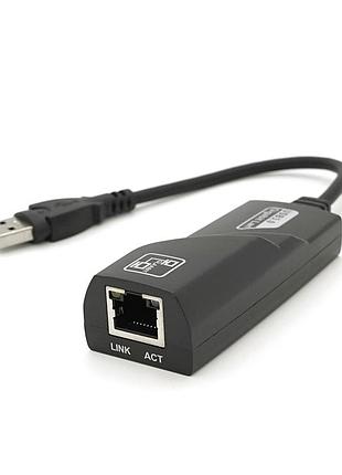 Конвертер usb new version 3.0 на rj-45 gigabit voltronic чорний адаптер для підключення до мережі ін 6v6e_66