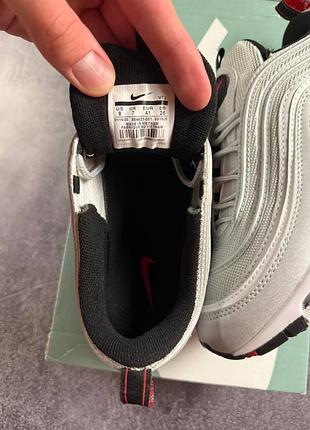 Nike air max 97 grey red 10