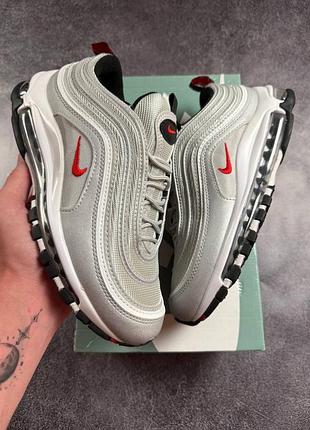 Nike air max 97 grey red 6