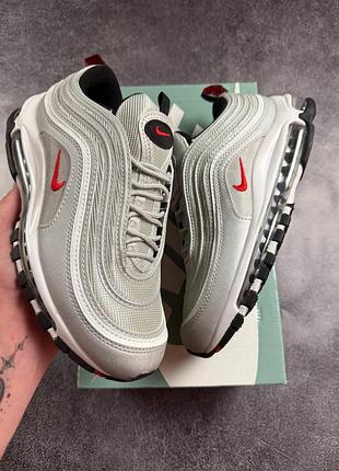 Nike air max 97 grey red 4