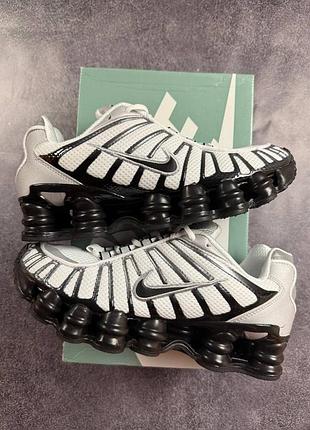 Nike shox tl black white