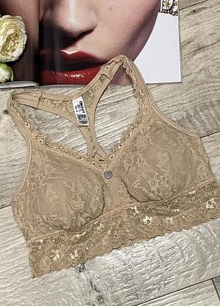 Бюстгальтер-браллет, кружевной лиф, топ dkny, р.s-m