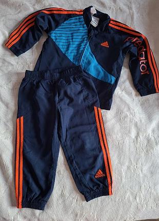 Синій дитячий спортивний костюм на хлопчика 2роки adidas