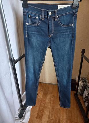 Оригинальные джинсы скинни rag &amp; bone high rise skinny (сша), размер 24 (xs)