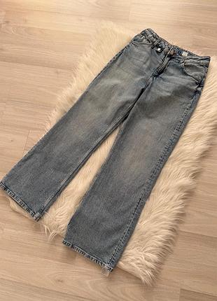 Джинси wide leg h&m