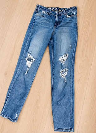 Женские джинсы guess eco размер 28 синие рваные оригинал