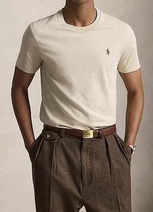 Polo ralph lauren jersey crewneck t-shirt чоловіча базова футболка