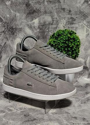 Женские кеды lacoste carnaby evo, 38/25 см