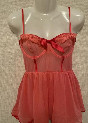 Коротенький пеньюар сітка h&m 40/10. c/75