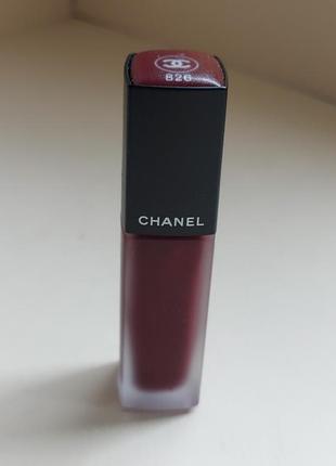 Жидкая помада от chanel rouge allure ink fusion 826