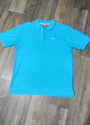 Чоловіча футболка поло slazenger, розмір l.