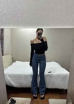 Джинси кльош boohoo